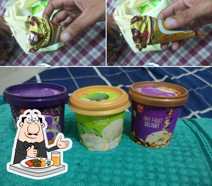 Among different things one can find food and beverage at Kwality Wall's Ice Cream And More