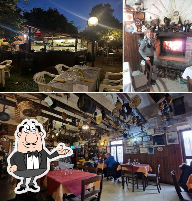 Gli interni di Osteria de Toni