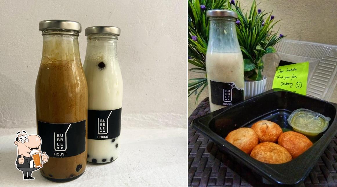 Enjoy a glass of light or dark beer