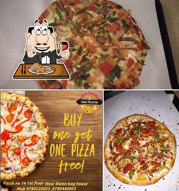 Order different variants of pizza