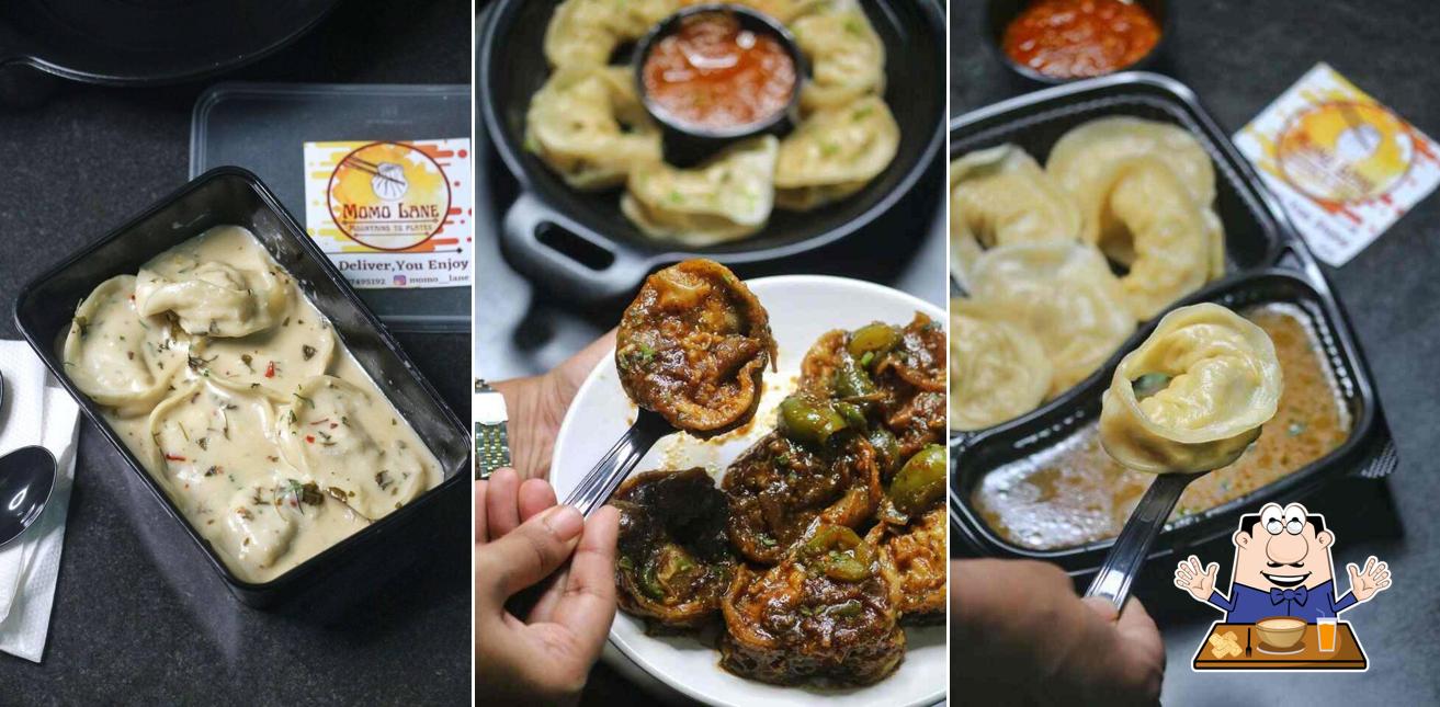 Food at Momo Lane