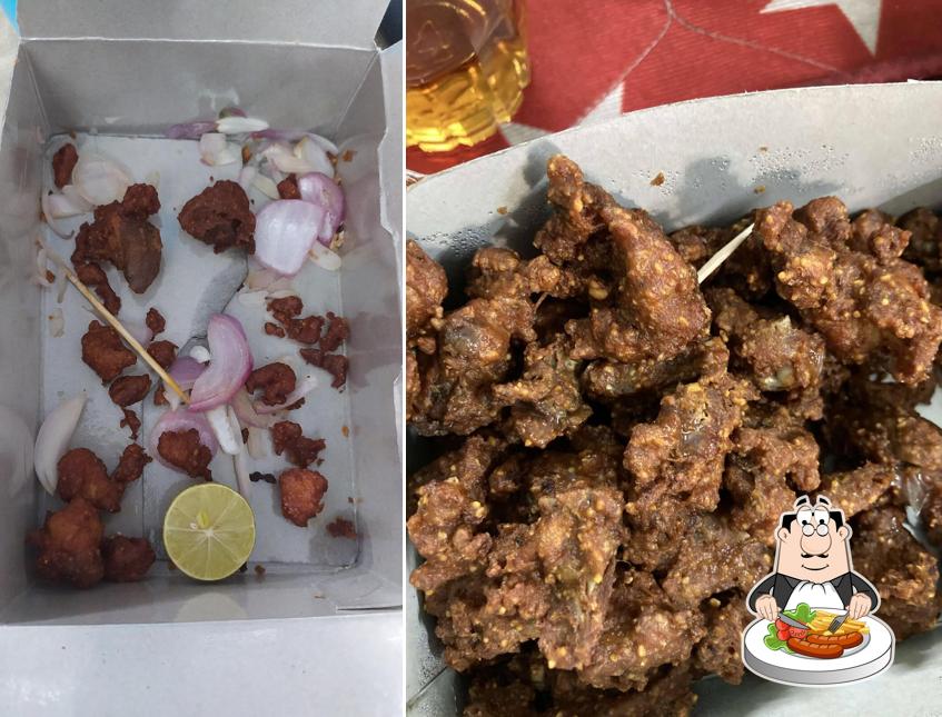 Food at Prasad chicken pakodi