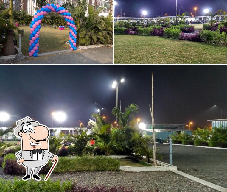 The exterior of Sujal Family Garden Restaurant