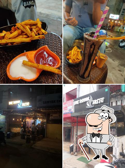 The photo of The royal taste’s exterior and food