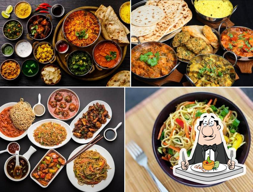 Food at The Saffron Café and Restaurant