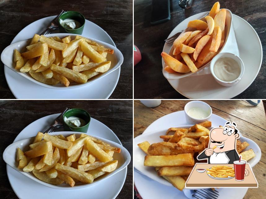 French fries at Vidushi's Cow Corner