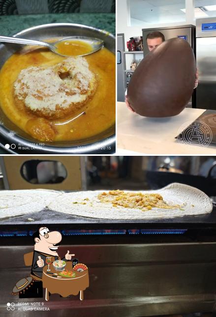 This is the image displaying food and interior at South Indian Food Corner