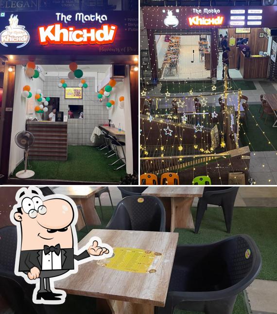 Take a seat at one of the tables at The Matka Khichdi