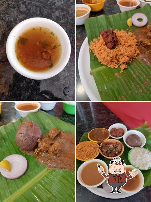 Food at Druvaa's Beegara Oota Family Restaurant