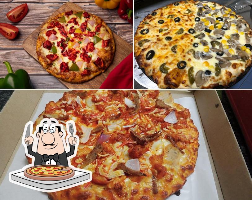 Try out different types of pizza