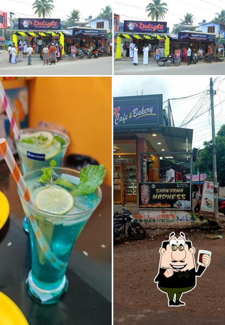 Enjoy a beverage at DELIGHT Cafe & Bakery