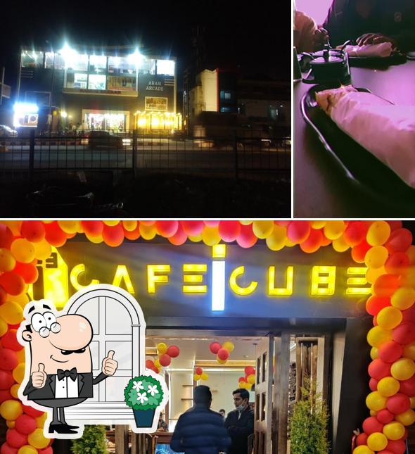 The exterior of I Cube Cafe & Fine Dining