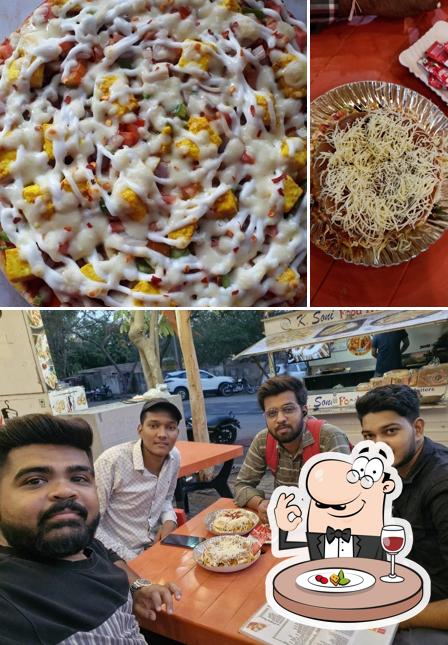 The picture of food and exterior at K Soni Food Hub