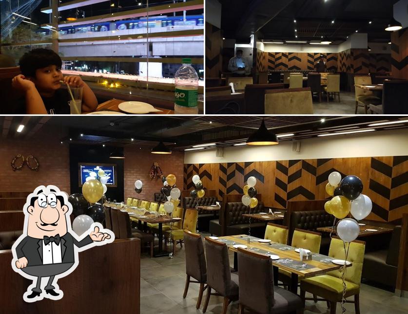 Take a seat at one of the tables at Kodi Kura Chitti Gaare