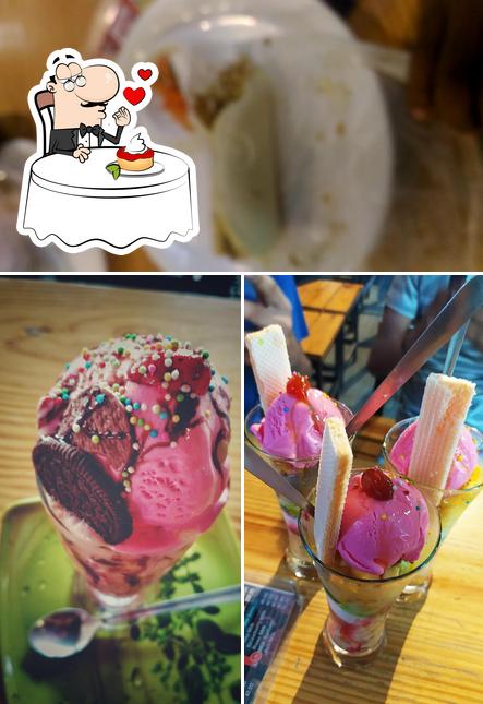 Amm Indian Bakery offers a variety of sweet dishes