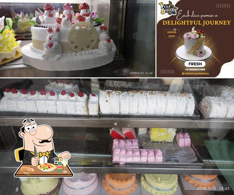 Food at vyas bakery