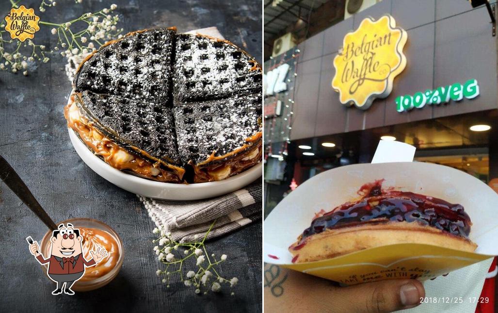 Food at The Belgian Waffle Co