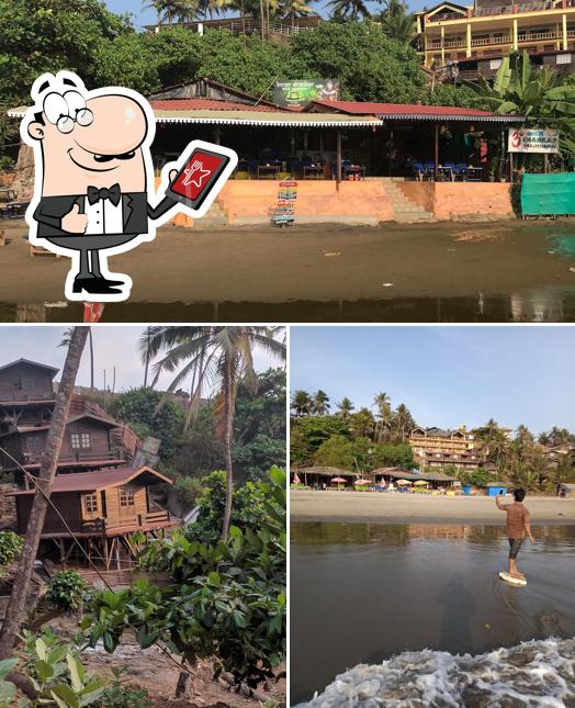 Enjoy the view at the outside area of Boom Shankar Restaurant