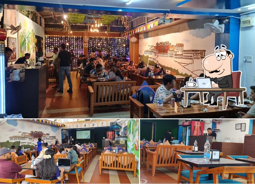 The interior of Garden Asia Restaurant