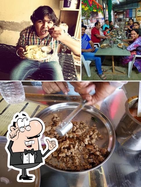 Among different things one can find interior and food at Jalaram Parotha House