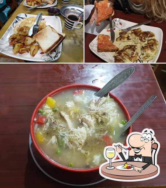 Food at New Baba Restaurant