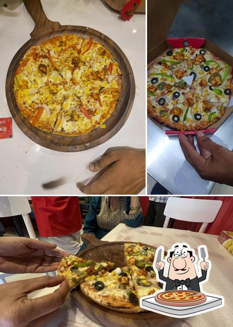Pick different kinds of pizza