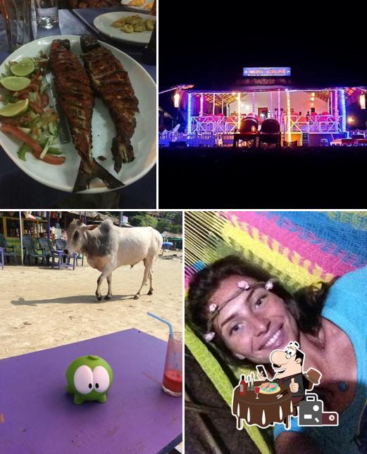 Om Cafe Bar & Restaurant offers a menu for seafood lovers