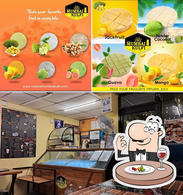 Among various things one can find food and interior at Mumbai kulfi