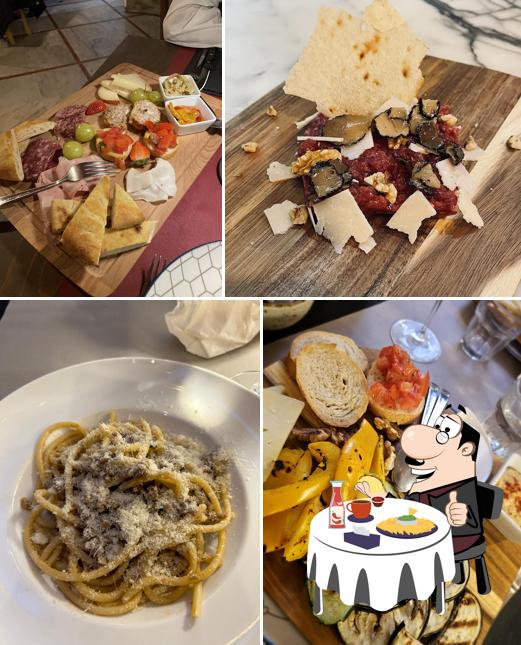 Piatto di formaggi al Osteria dei Fanti