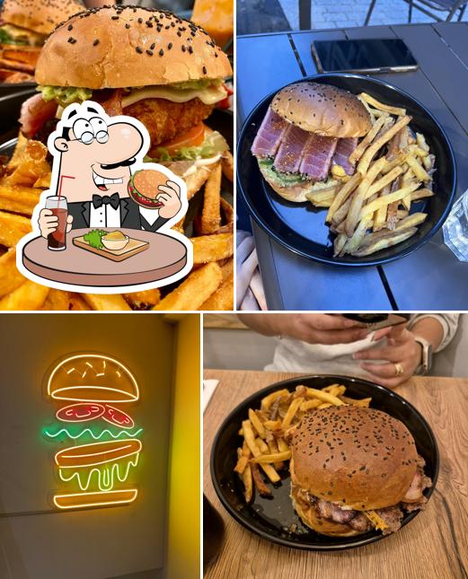 Ordina un hamburger a Qui Résiste ? & PLANET BOWL Burger & Poké Bowl Lausanne