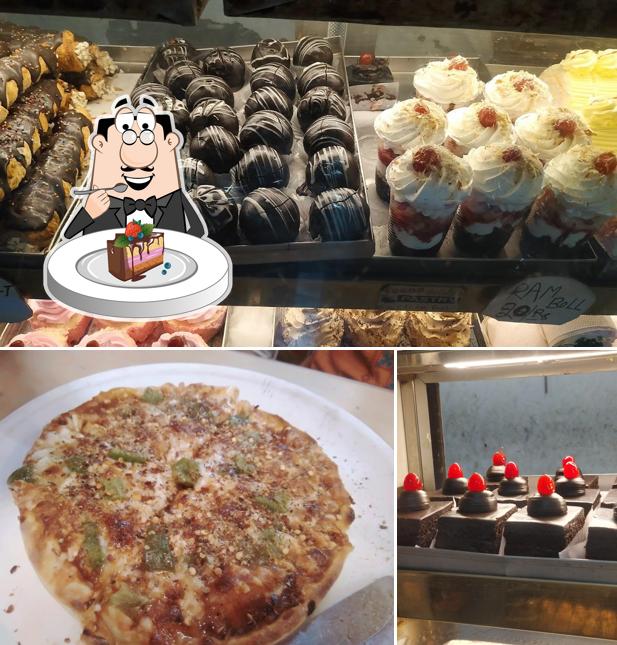 Chocolate cake at Teena Bakery