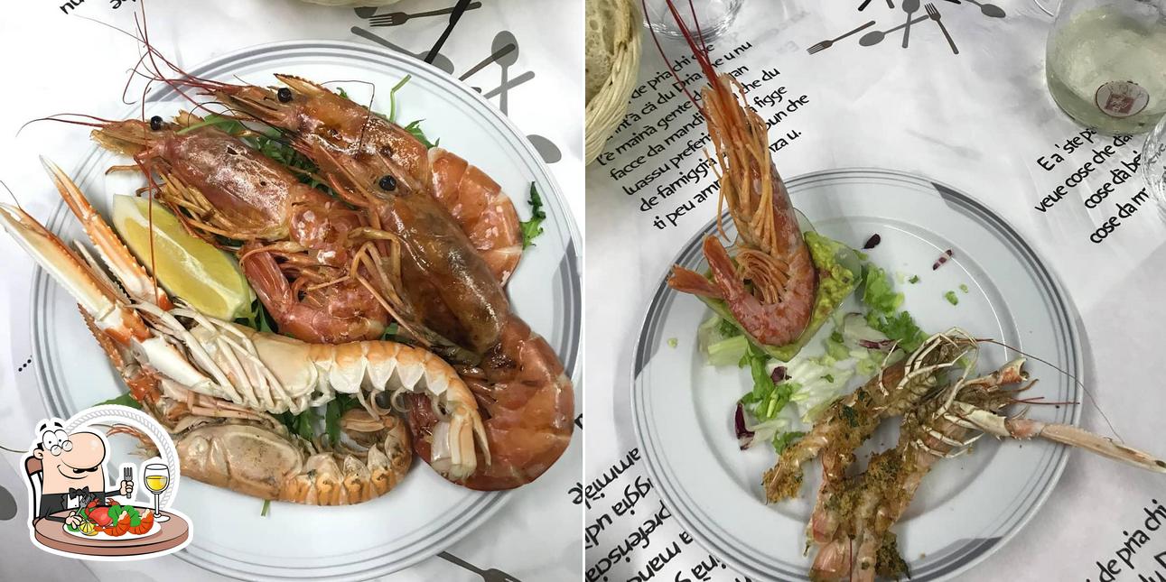 Ordina la cucina di mare a Bar trattoria Al monti