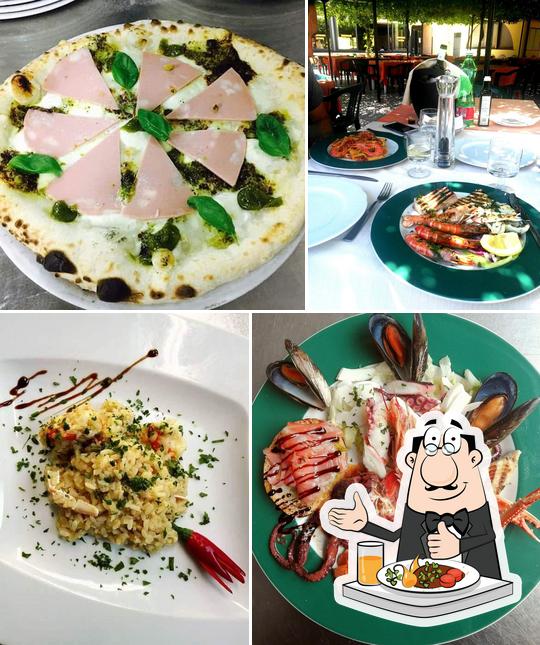 Platti al Ristorante Pizzeria Le Arcate