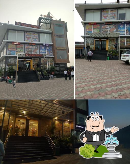 Enjoy the view at the outside area of Tasty bites