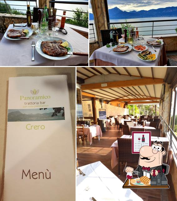Trattoria Bar Panoramico offre pasti a base di carne