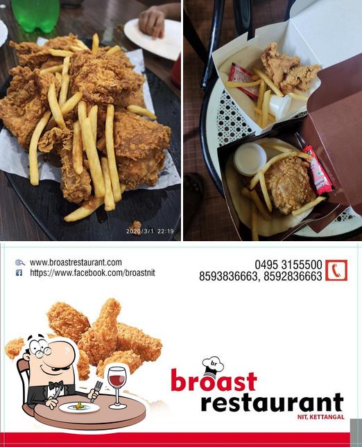 Meals at Broast Restaurant