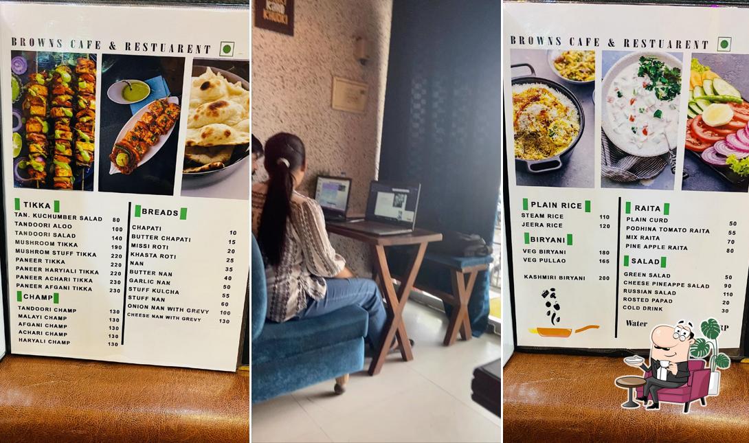 Check out how Brown's Cafe looks inside