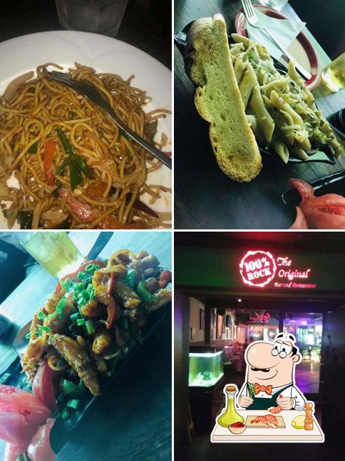 Order seafood at 100% Rock