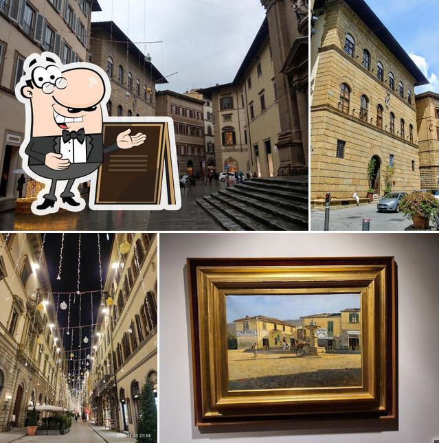 Gli esterni di Palazzo Antinori