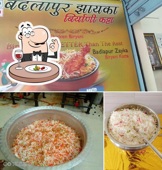 Food at Badlapur zayka Biryani katta
