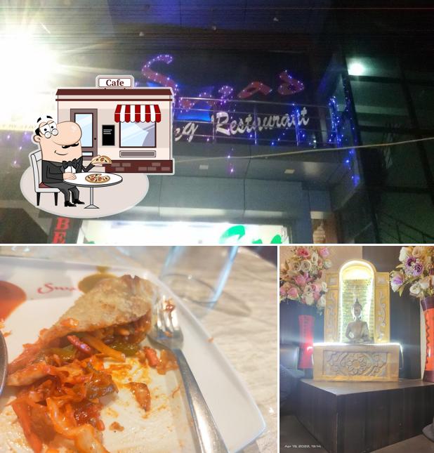 Swad Veg Restaurant is distinguished by exterior and food