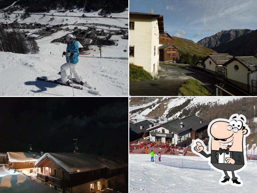 Goditi la vista dall'area esterna di Trela Bar Pizzeria Ristorante