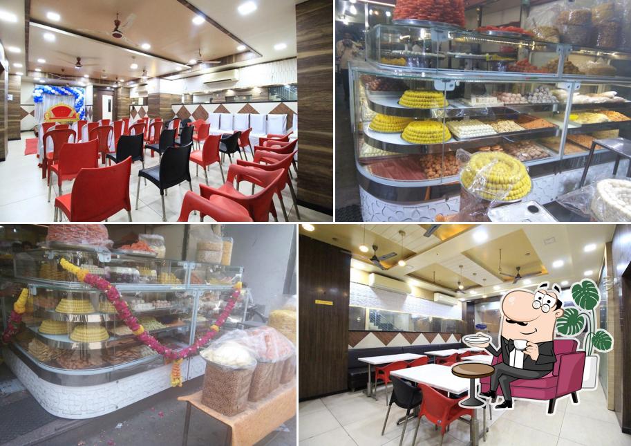 The interior of Anand Halwai & Dining Hall