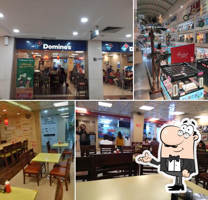 The interior of Domino's Pizza Indirapuram, Ghaziabad
