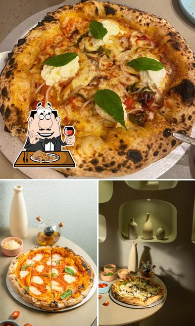 Try out pizza at Mirabelle