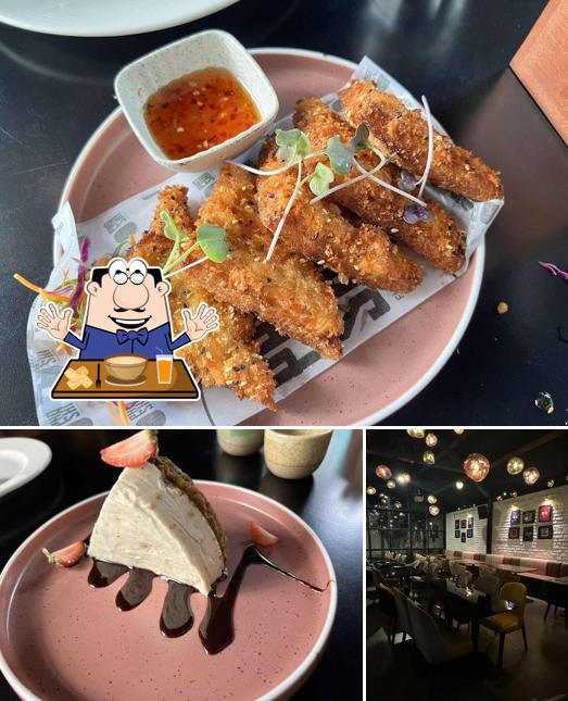 Check out the photo depicting food and interior at Pho Shi