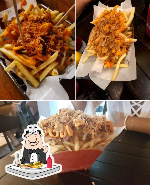 Peça batatas fritas no Hamburgueria Hamz Artesanal em Ilhabela SP