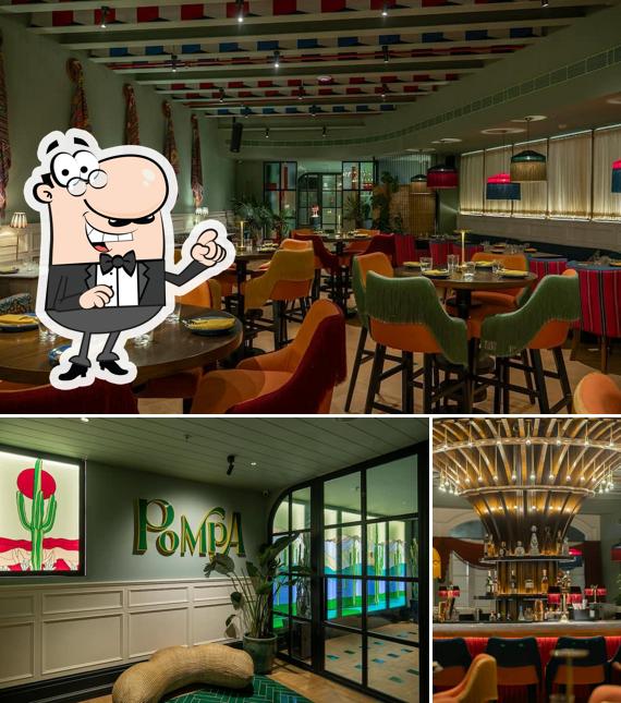 The interior of POMPA