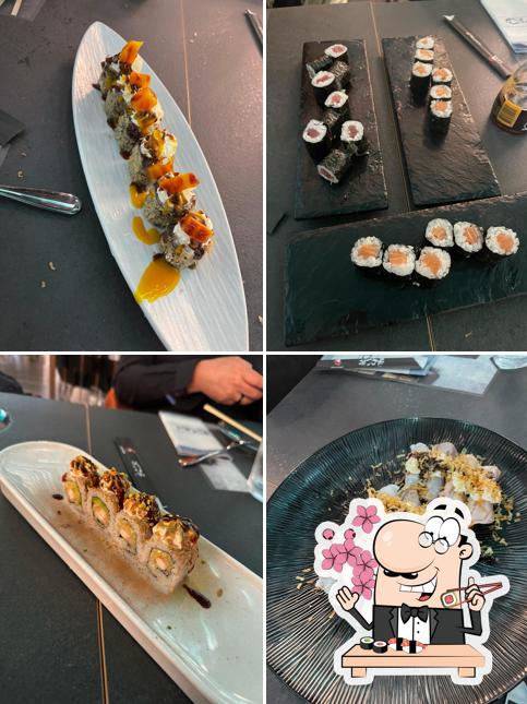 Scegli le varie opzioni di sushi