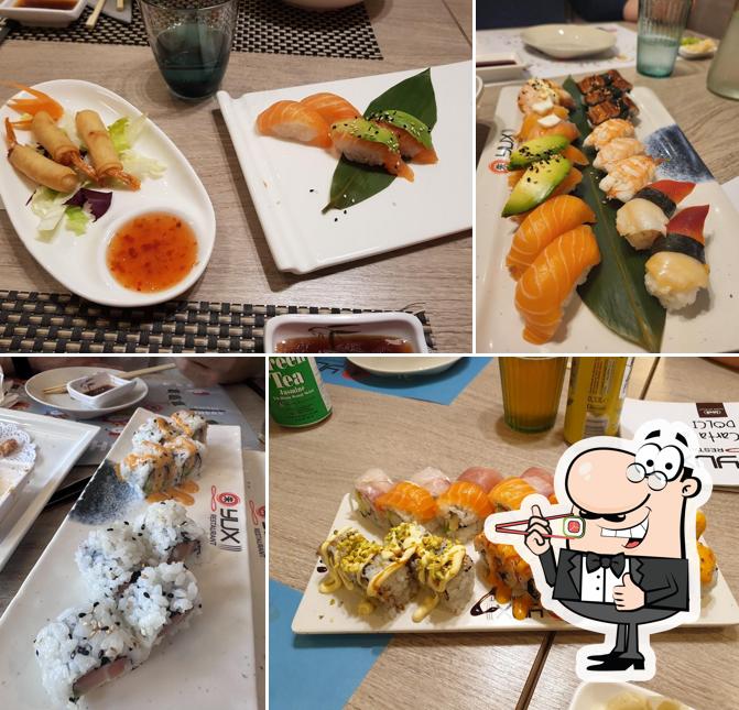 Scegli le diverse opzioni di sushi